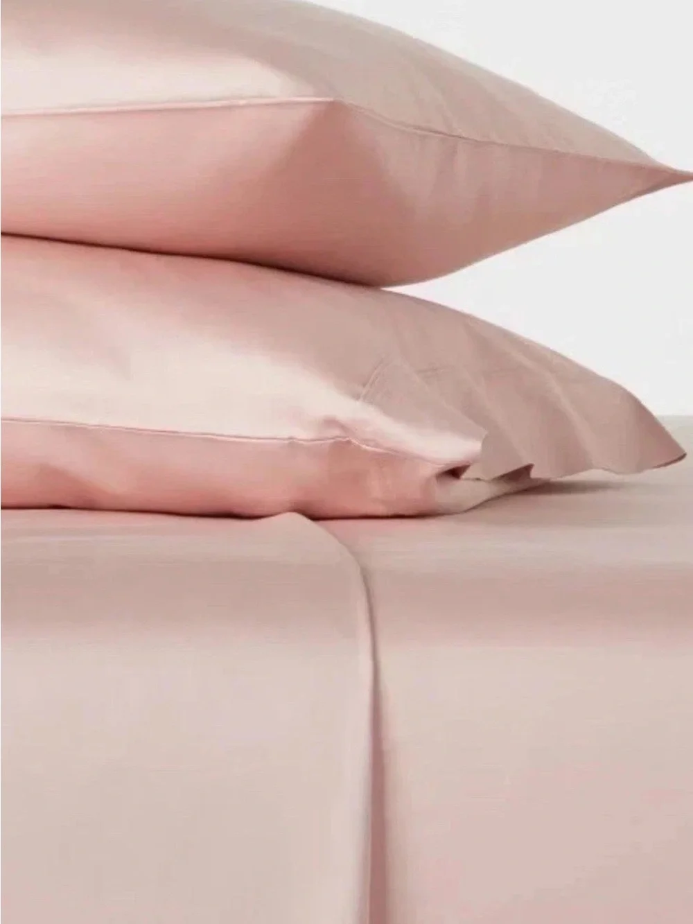 Threshold Twin/Twin XL Blush 400 Thread Count Cotton Sateen Sheet Set — 3 Piece
